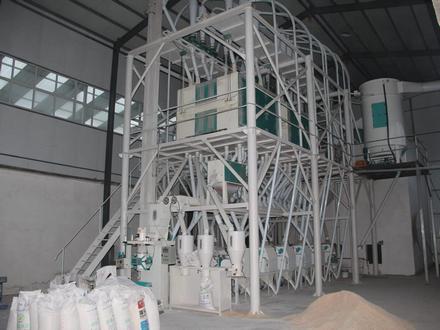 50-60t 小麥面粉加工生產線整體外觀