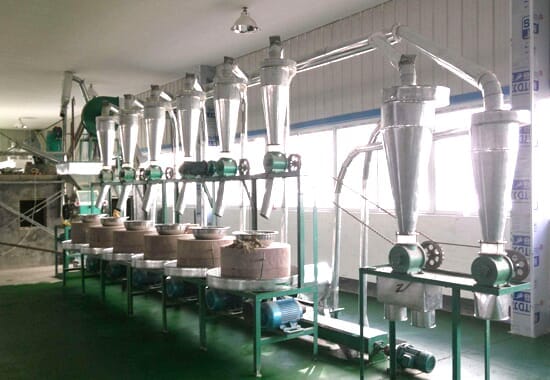 1-7組石磨面粉加工機組