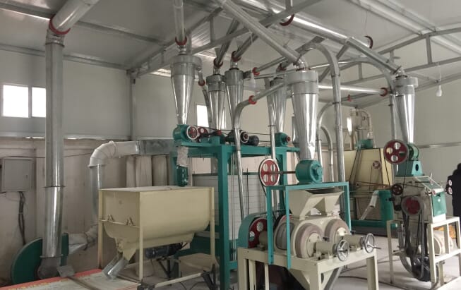 立式石磨面粉加工機組 立式石磨面粉加工機組